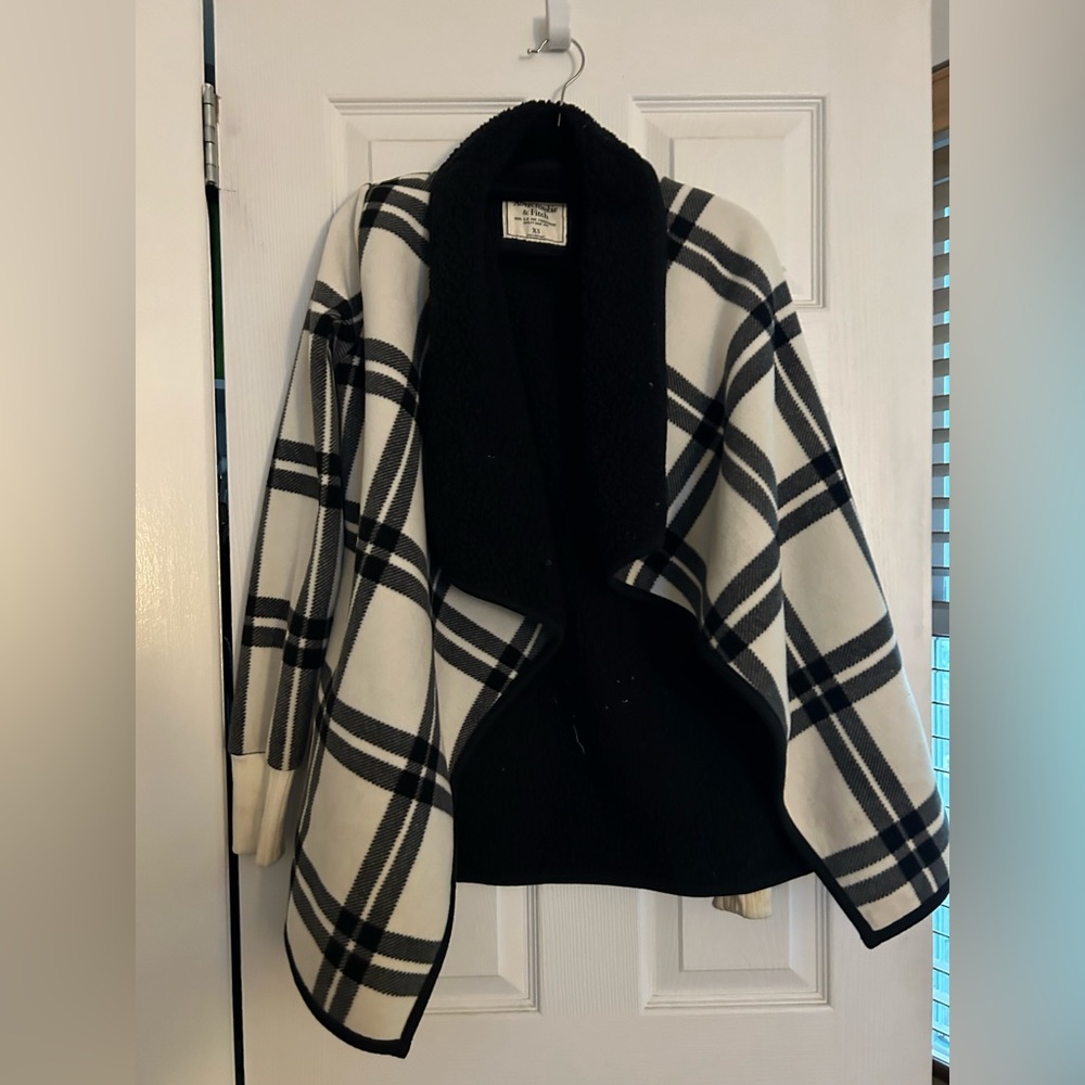 Abercrombie & Fitch Checkered Coat
